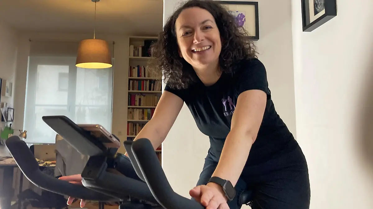 Spaß macht das Radeln auf dem Indoor Cycling Bike