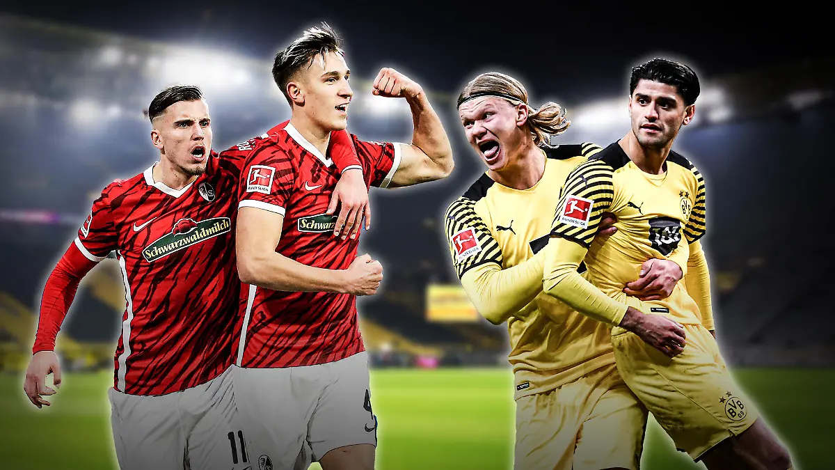 Das Duell von Borussia Dortmund mit dem SC Freiburg ist das Topspiel des 19. Bundesliga-Spieltags.