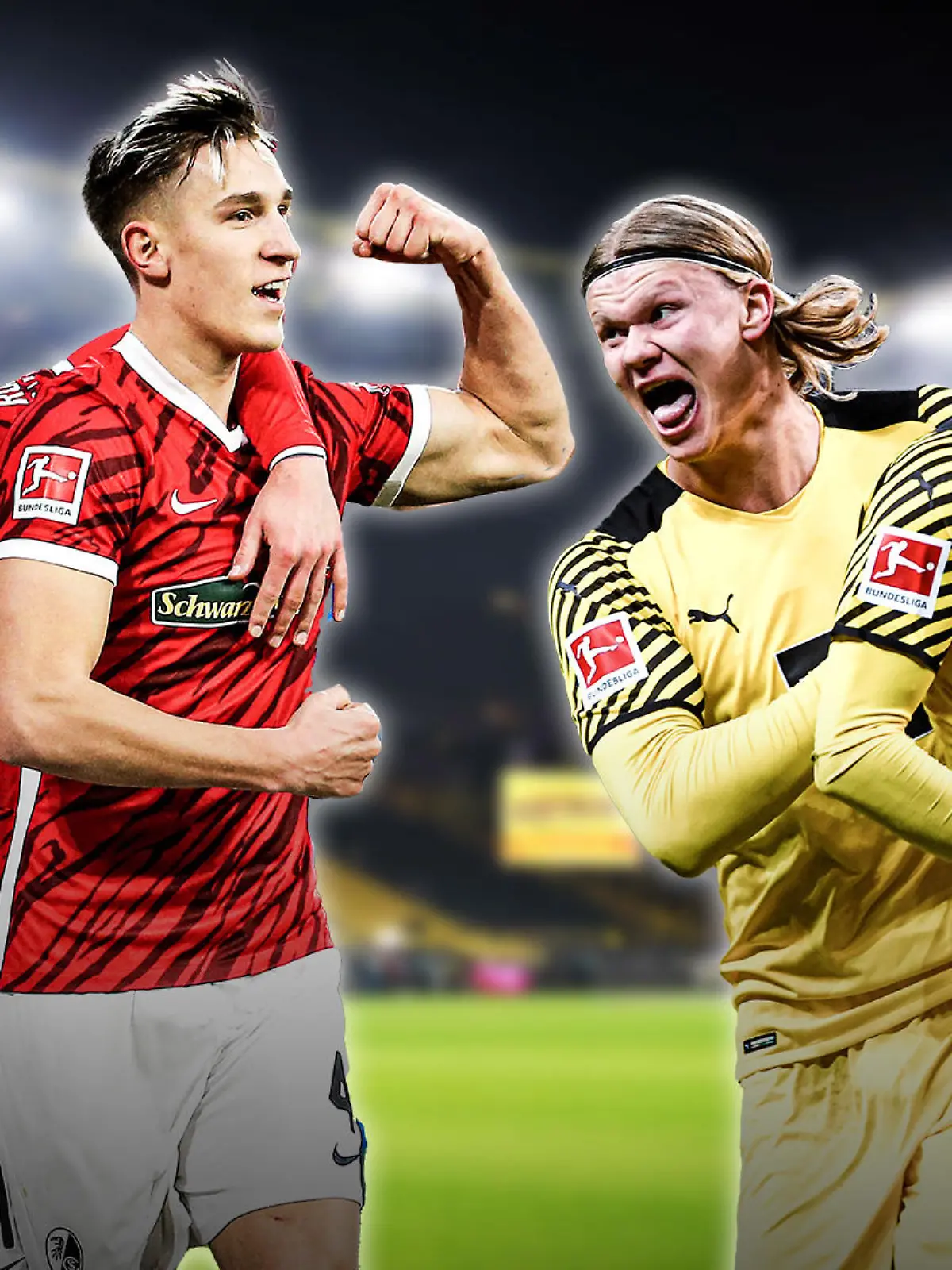 Das Duell von Borussia Dortmund mit dem SC Freiburg ist das Topspiel des 19. Bundesliga-Spieltags.
