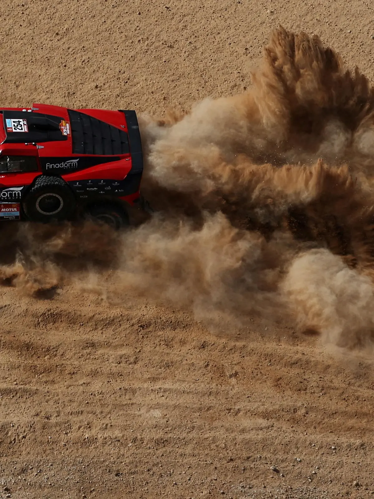 Rallying - Dakar Rally - Stage 6 - Riyadh to Riyadh, Saudi Arabia - January 7, 2022 Md Rallye Sport's Jean Remy Bergounhe and co-driver Gerard Dubuy in action during stage 6  REUTERS/Hamad I Mohammed