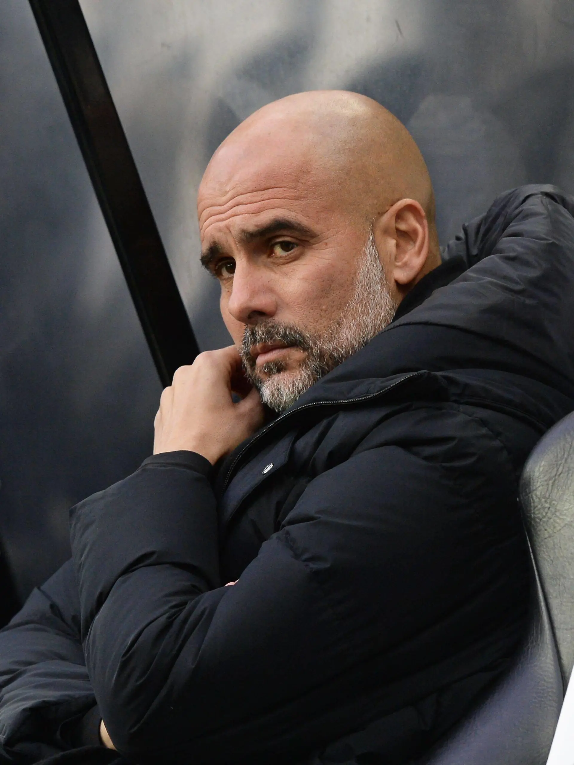  Mandatory Credit: Photo by Richard Lee/Shutterstock 12648671j Pep Guardiola manager of Manchester City Newcastle United v Manchester City, Premier League, Football, St James Park, Wolverhampton, UK - 19 Dec 2021 EDITORIAL USE ONLY No use with unauthorised audio, video, data, fixture lists, club/league logos or live services. Online in-match use limited to 120 images, no video emulation. No use in betting, games or single club/league/player publications. Newcastle United v Manchester City, Premier League, Football, St James Park, Wolverhampton, UK - 19 Dec 2021 EDITORIAL USE ONLY No use with unauthorised audio, video, data, fixture lists, club/league logos or live services. Online in-match use limited to 120 images, no video emulation. No use in betting, games or single club/league/player publications. PUBLICATIONxINxGERxSUIxAUTXHUNxGRExMLTxCYPxROMxBULxUAExKSAxONLY Copyright: xRichardxLee/Shutterstockx 12648671j