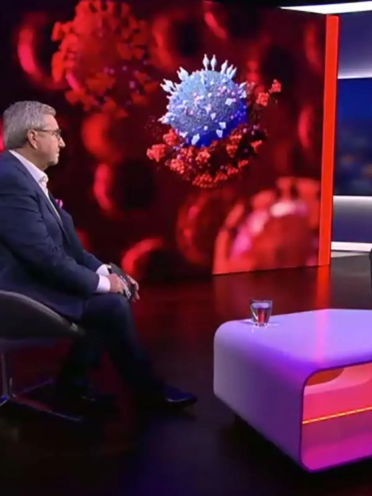Bundesgesundheitsminister Karl Lauterbach bei RTL Direkt