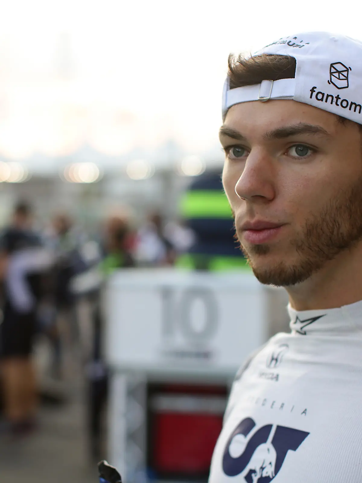 ABU DHABI, UNITED ARAB EMIRATES - DECEMBER 12: Pierre Gasly of France and Scuderia AlphaTauri prepares to drive on the grid during the F1 Grand Prix of Abu Dhabi at Yas Marina Circuit on December 12, 2021 in Abu Dhabi, United Arab Emirates. (Photo by Peter Fox/Getty Images)