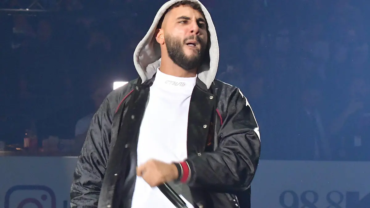 KISS CUP 2019 Samra Hussein Akkouche und Capital Bra Vladislav Balovatsky  beim Kiss Cup 2019, Charity Veranstlatung fuer mehr RespAct in der Max-Schmeling-Halle in Berlin am 09.10.2019  KISS CUP 2019 Samra Hussein Akkouche and Capital Bra Vladislav Balovatsky at the Kiss Cup 2019, Charity event for more RespAct at the Max Schmeling Halle in Berlin on 09 10 2019 