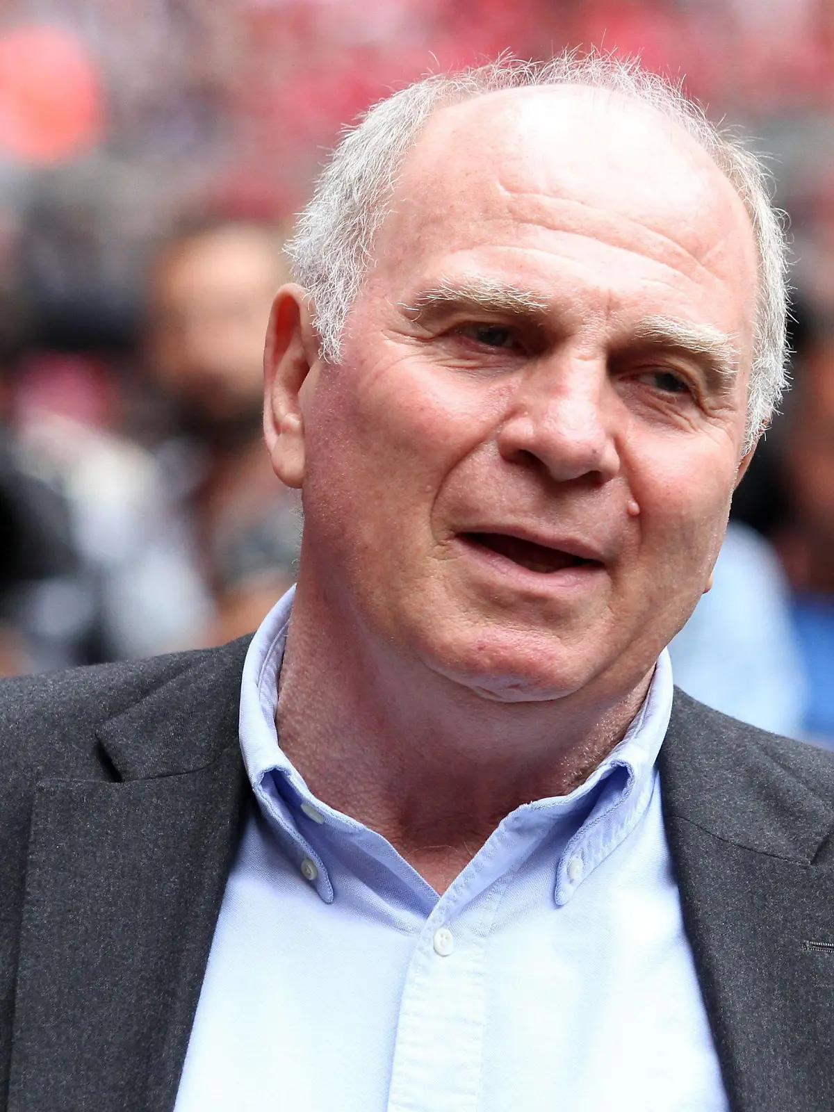  Präsident Uli Hoeneß / Fussball / Allianz Arena München / FC Bayern München - Eintracht Frankfurt / 18.05.2019 / DFL AND DFB REGULATIONS PROHIBIT ANY USE OF PHOTOGRAPHS AS IMAGE SEQUENCES AND/OR QUASI-VIDEO.  President Uli Hoeneß Soccer Allianz Arena Munich FC Bayern Munich Eintracht Frankfurt 18 05 2019 DFL AND DFB REGULATIONS PROHIBIT ANY USE OF PHOTOGRAPHS AS IMAGE SEQUENCES AND OR QUASI VIDEO