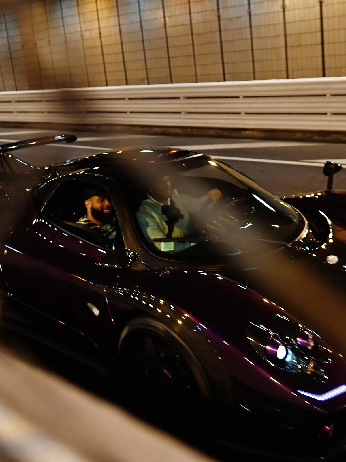 2019 Monaco GP MONTE CARLO, MONACO - MAY 24: Lewis Hamilton drives his Pagani Zonda through the Monaco tunnel during the Monaco GP at Monte Carlo on May 24, 2019 in Monte Carlo, Monaco. (Photo by Mark Sutton / Sutton Images) Images) PUBLICATIONxINxGERxSUIxAUTxHUNxONLY MS1_3428  