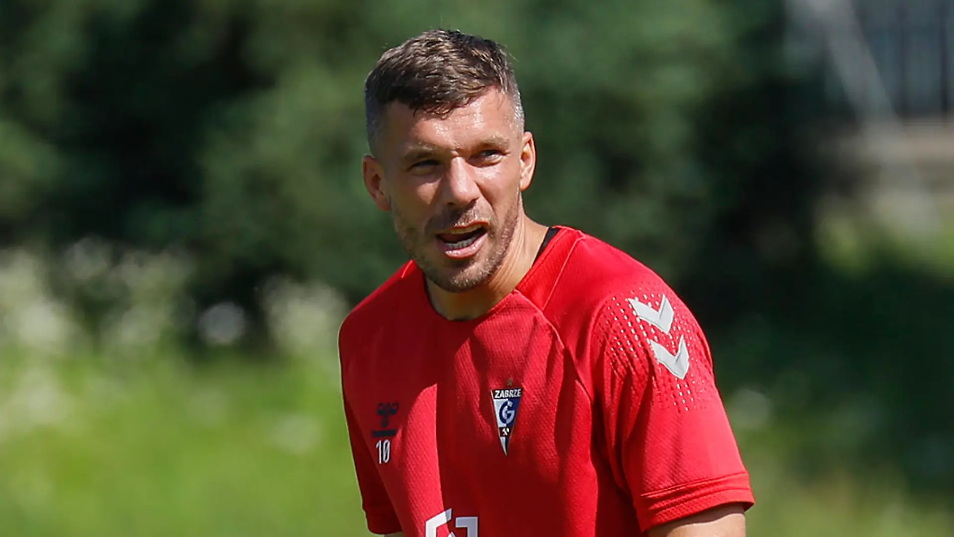 11.08.2021, xdcx, Fussball Training, Gornik Zabrze, Ekstraklasa, Polen, v.l., Lukas Podolski (Gornik Zabrze)