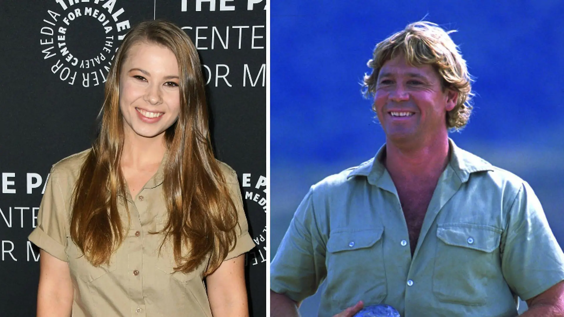 Bindi Irwin und Papa Steve