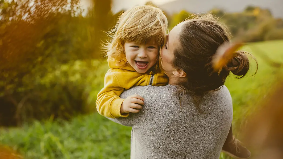 Toddler Playing in a Children's Playground