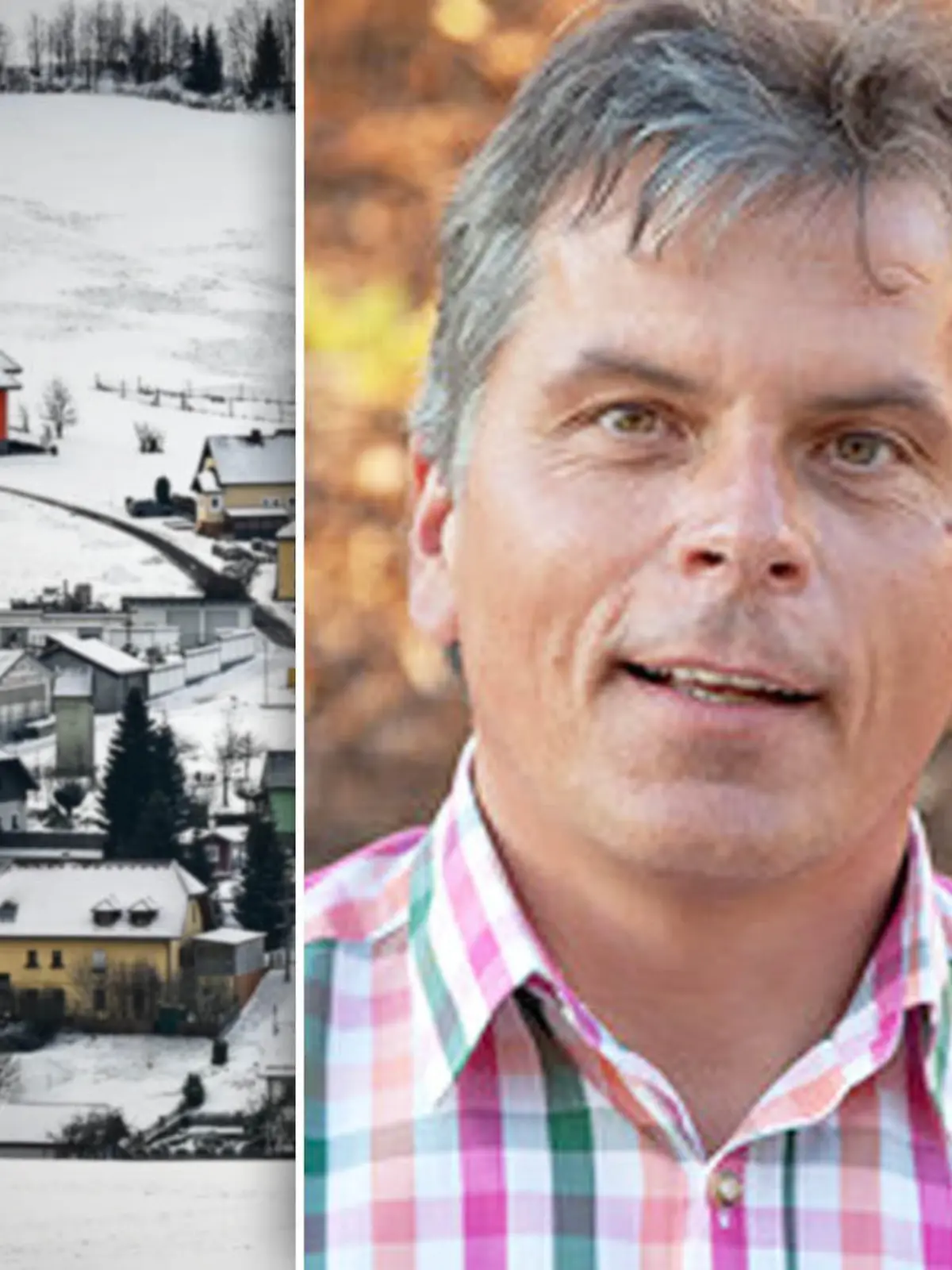 Bürgermeister Leopold Gartner aus Vorderweißenbach in Oberösterreich trauert mit den Eltern um den toten Simon