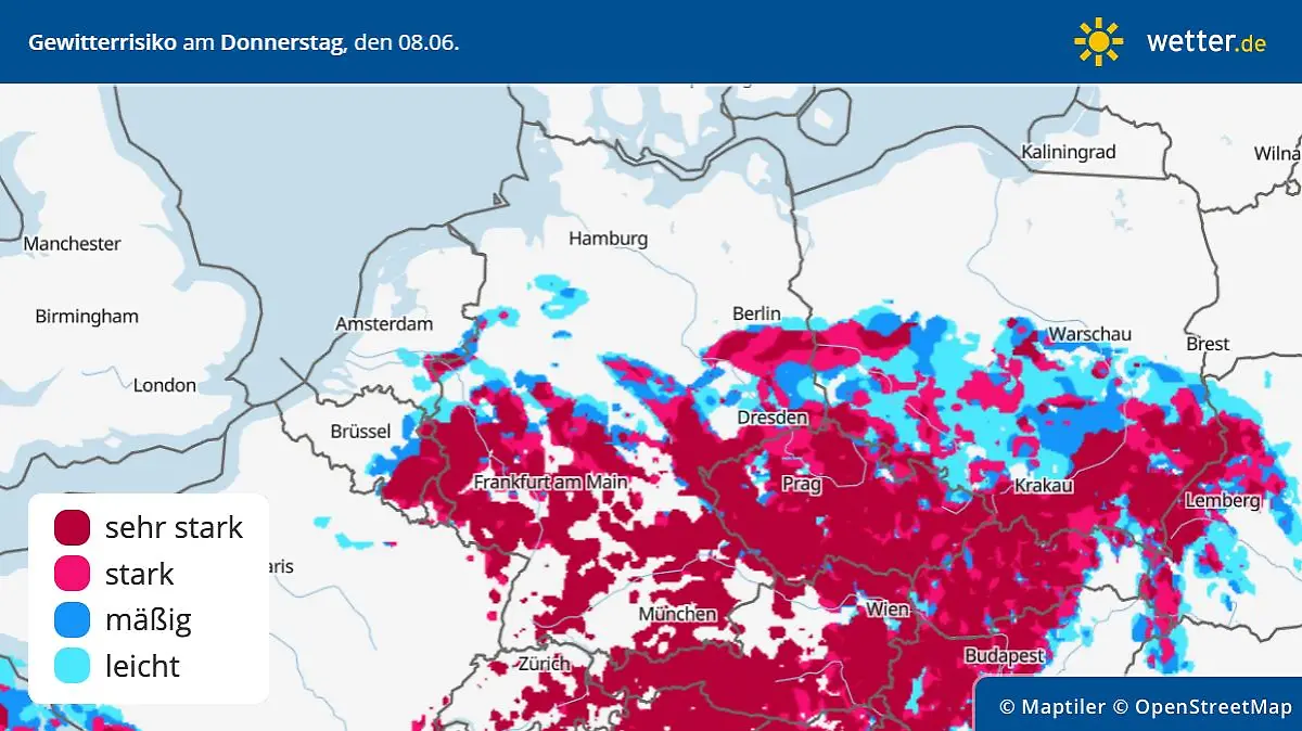 thunderStormChance gewitter donnerstag