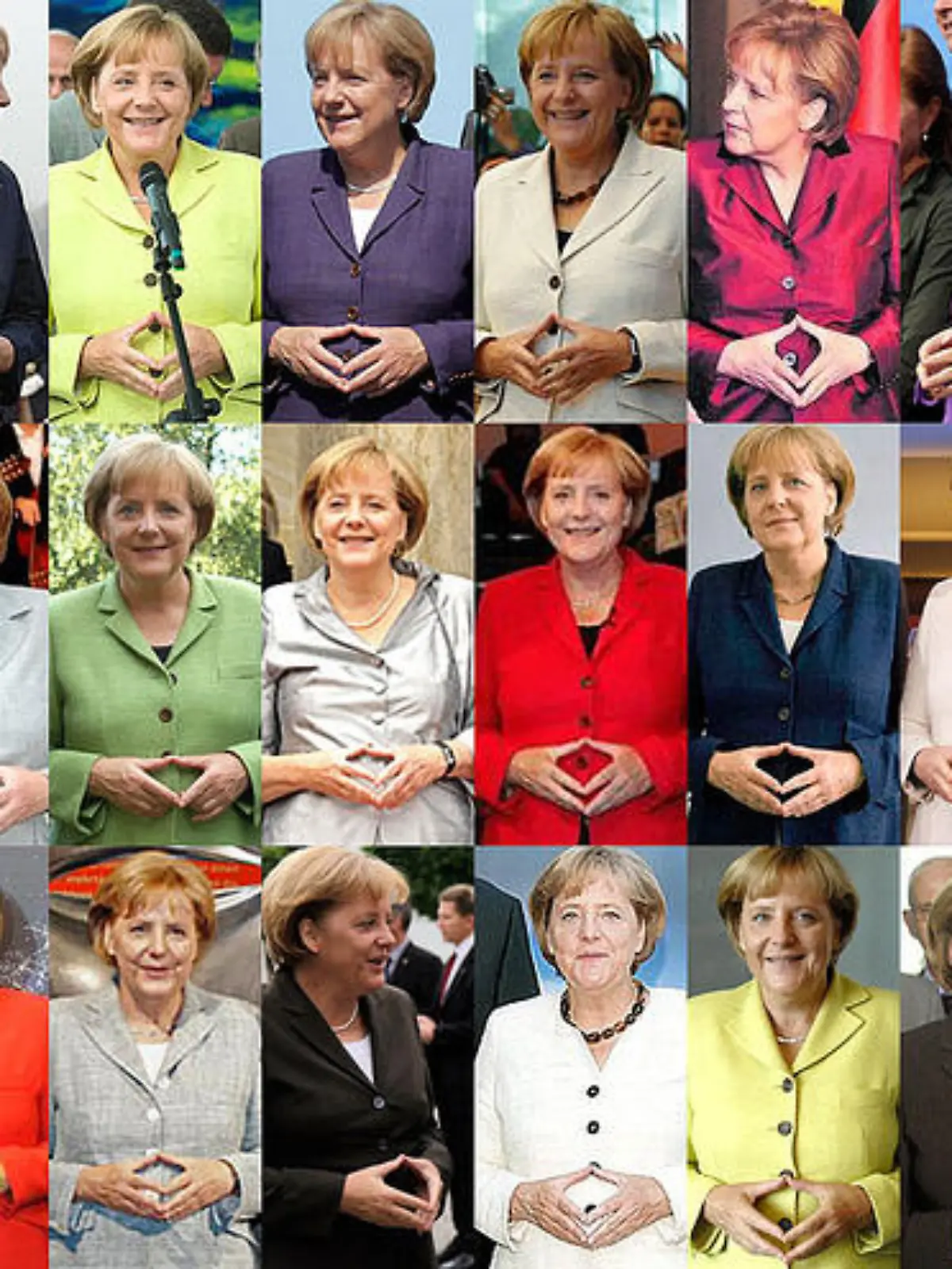 Merkel trägt ihre Blazer in allen Farben.
