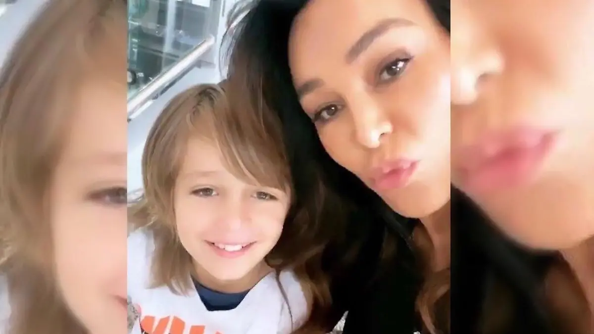 Verona Pooth mit ihrem 9-jährigen Sohn Rocco
