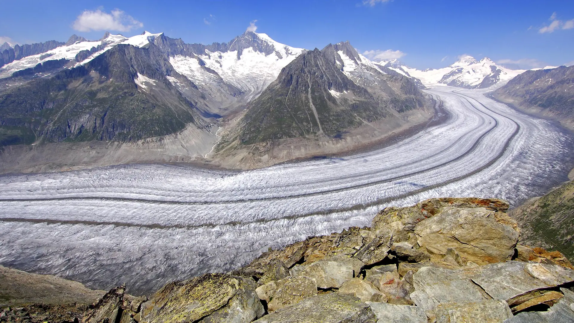 Blick vom Eggishorn auf den Aletschgletscher, UNESCO Welterbe Jungfrau-Aletsch-Bietschhorn Region, Schweiz, Wallis, Riederalp view from Mount Eggishorn to the Aletsch Glacier, UNESCO world heritage Jungfrau-Aletsch-Bietschhorn region, Switzerland, Valais, Riederalp BLWS355494 Copyright: xblickwinkel/G.xFischerxGlance of Eggishorn on the Aletsch glacier Unesco World heritage Jungfrau Aletsch Bietschhorn Region Switzerland Wallis Riederalp View from Mount Eggishorn to The Aletsch Glacier Unesco World Heritage Jungfrau Aletsch Bietschhorn Region Switzerland Valais Riederalp Copyright xblickwinkel G xFischerx