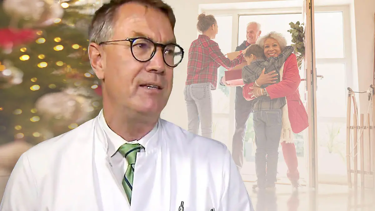 Dr. Georg-Christian Zinn, Direktor des Hygienezentrums Bioscientia, blickt - im Hinblick auf Corona - hoffnungsvoll auf das Weihnachtsfest 2022.