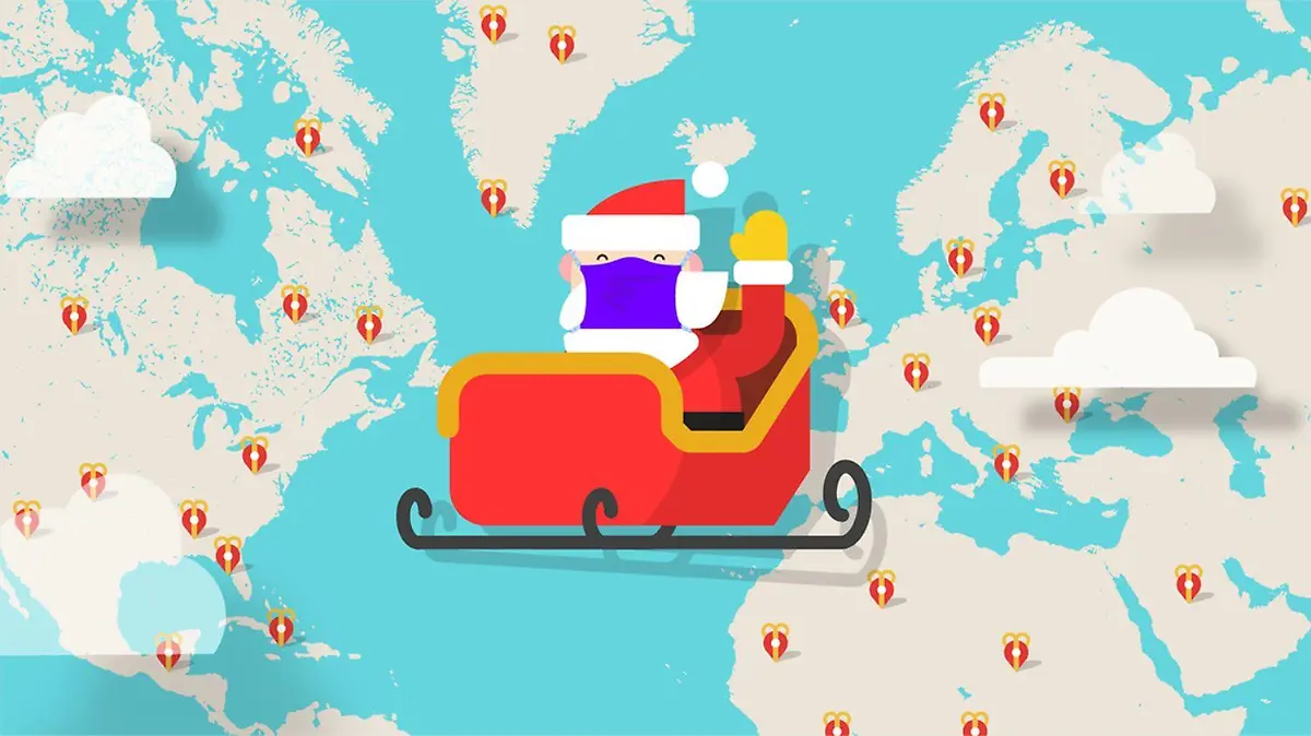 Ein Traum geht in Erfüllung! Sie können nun dem Weihnachtsmann bei der Arbeit verfolgen. Wo auf der Welt er sich wohl gerade befindet?