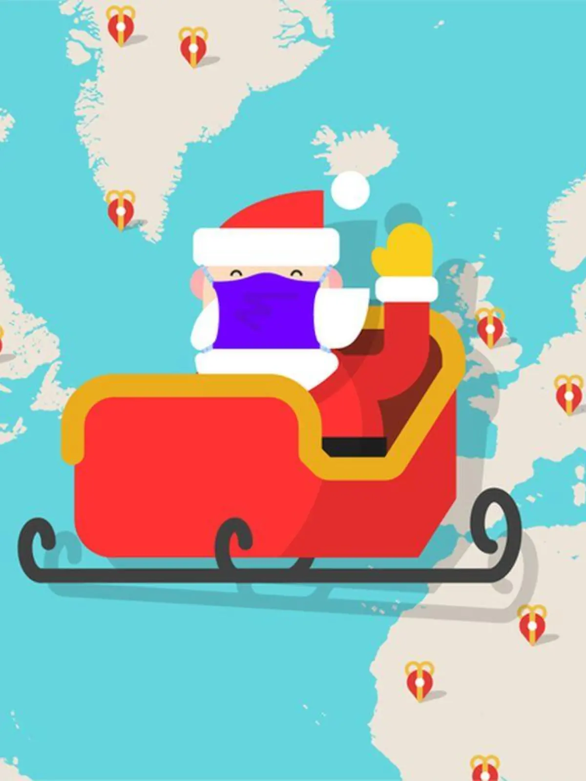 Ein Traum geht in Erfüllung! Sie können nun dem Weihnachtsmann bei der Arbeit verfolgen. Wo auf der Welt er sich wohl gerade befindet?