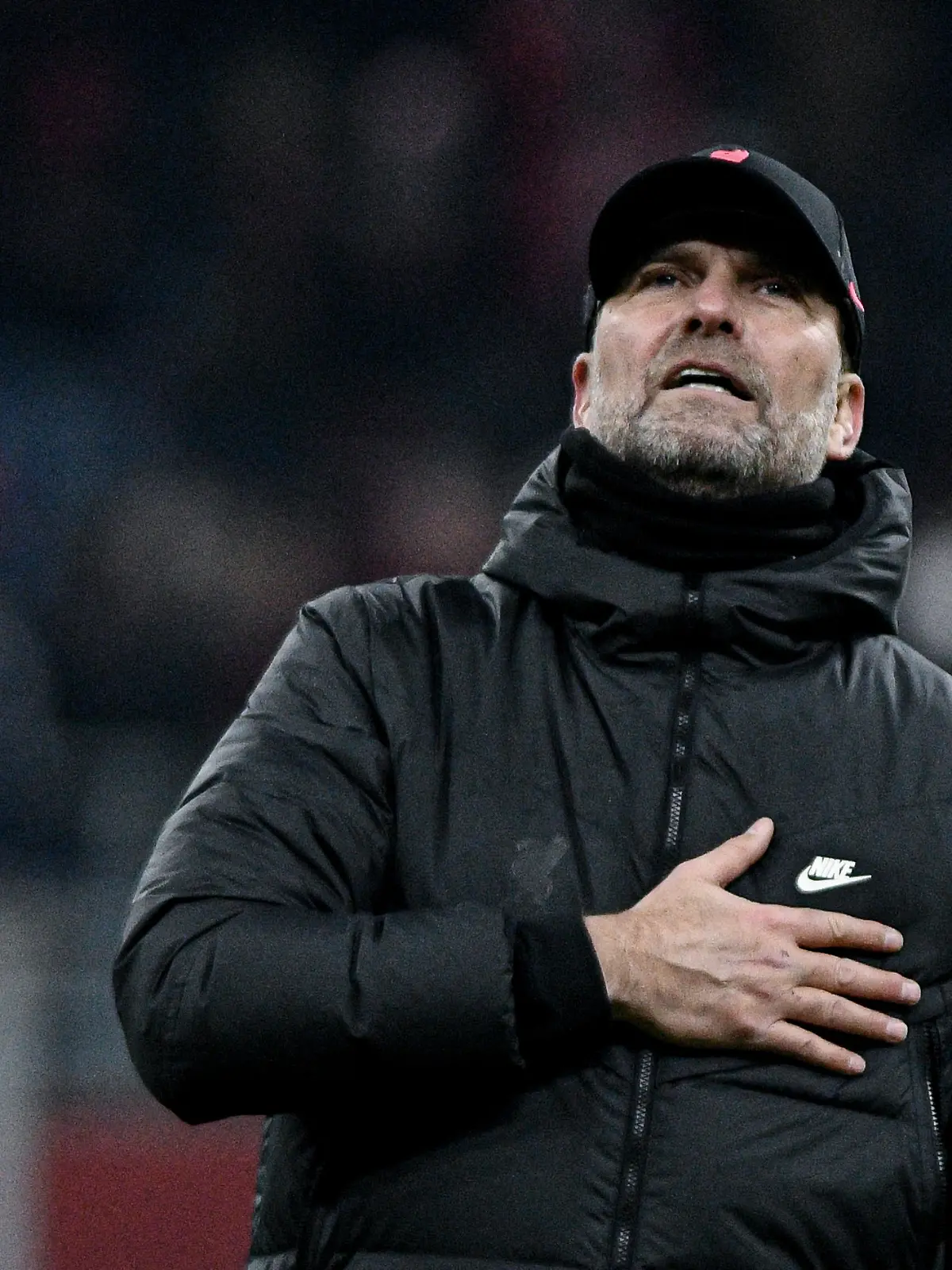 MILAN, ITALY - DECEMBER 7: Juergen Klopp, Head coach of Liverpool FC greets fans during the UEFA Champions League match AC Milan between Liverpool FC at San Siro stadium in Milan, Italy on December 07, 2021. Piero Cruciatti / Anadolu Agency