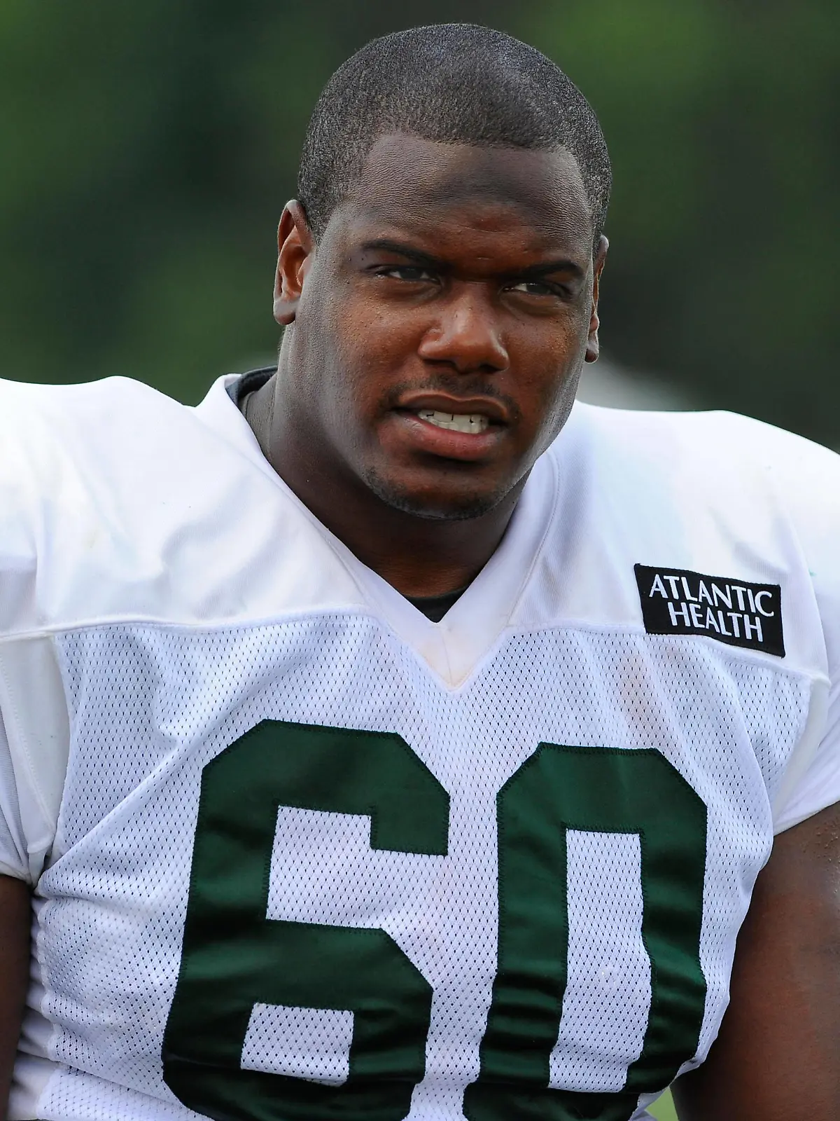 NFL, American Football Herren, USA New York Jets-Training Camp Aug 4, 2014 Cortland, NY, USA New York Jets tackle D Brickashaw Ferguson 60 walks to the locker room following training camp at SUNY Cortland. Cortland SUNY Cortland NY USA, EDITORIAL USE ONLY PUBLICATIONxINxGERxSUIxAUTxONLY Copyright: xRichxBarnesx 8013821