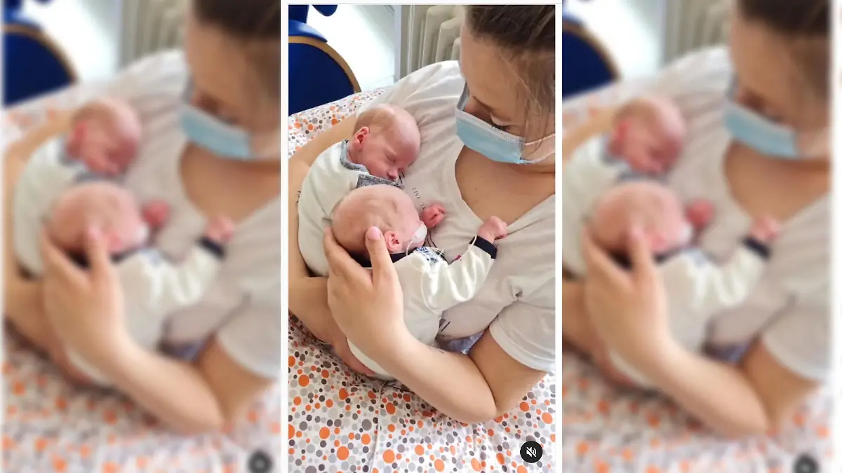 Sarafina Wollny ist mega stolz auf ihre Zwillinge Emory und Casey.