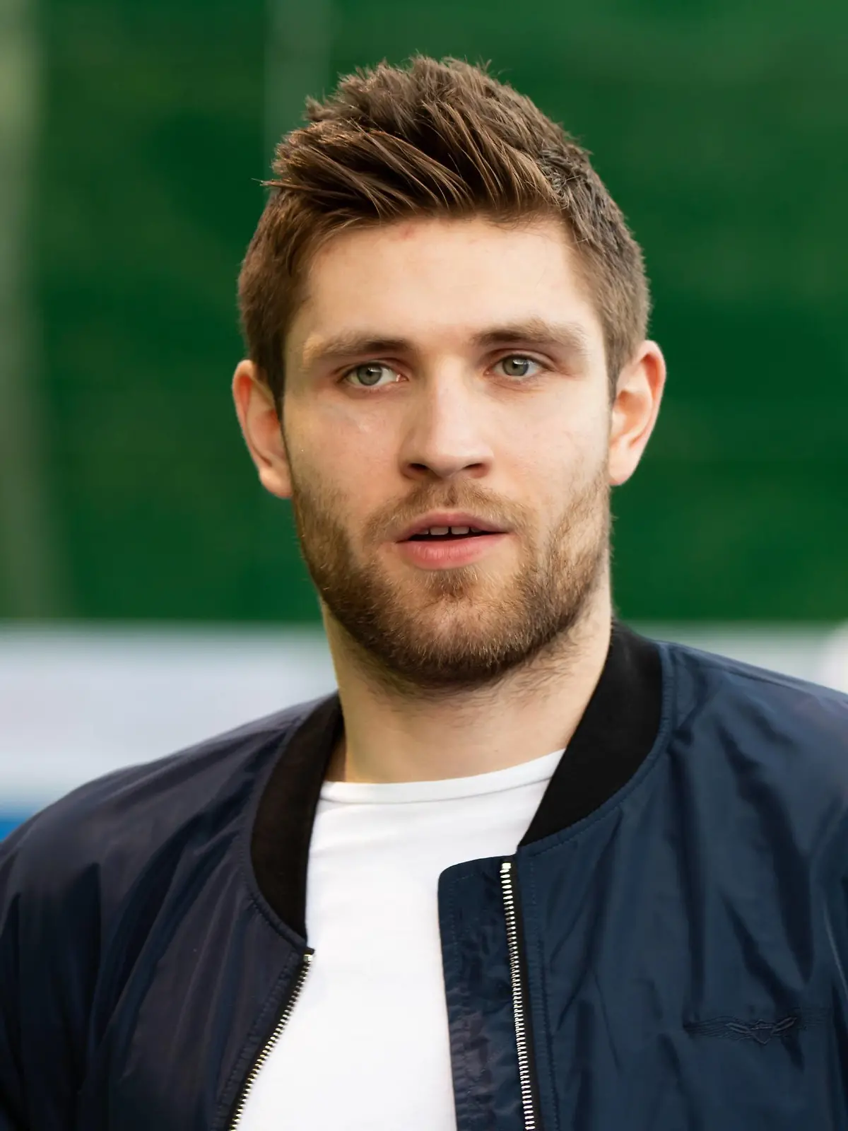  Krefeld, Deutschland, 12.06.2019, Hockey, FIH Pro League, Herren, Deutschland vs. Belgien: Leon Draisaitl, Edmonton Oilers, beim Interview. *** Krefeld, Germany, 12 06 2019, Hockey, FIH Pro League, Men, Germany vs Belgium Leon Draisaitl, Edmonton Oilers, at the interview
