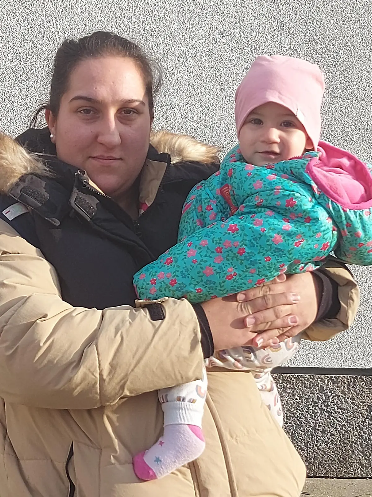Melanie Horvath mit Töchterchen Magdalena