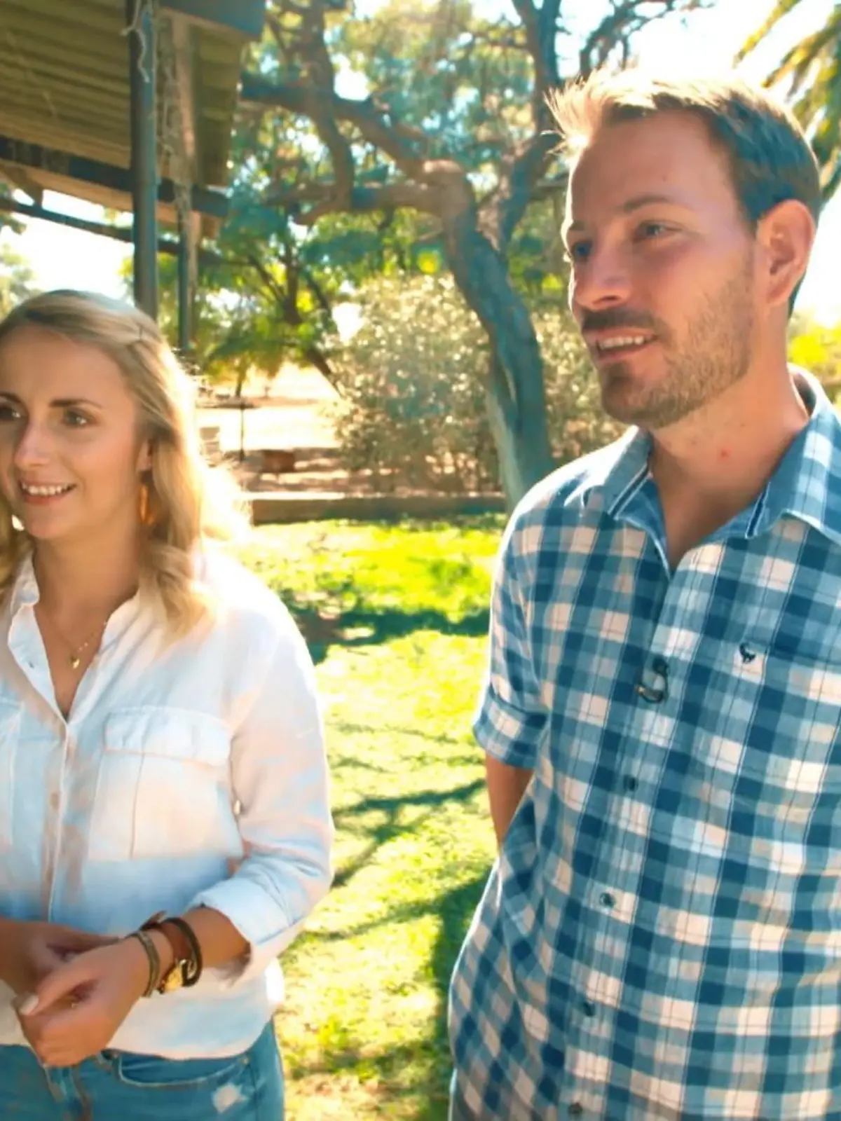 "Bauer sucht Frau"-Kandidatin Anna Heiser und Bauer Gerald
