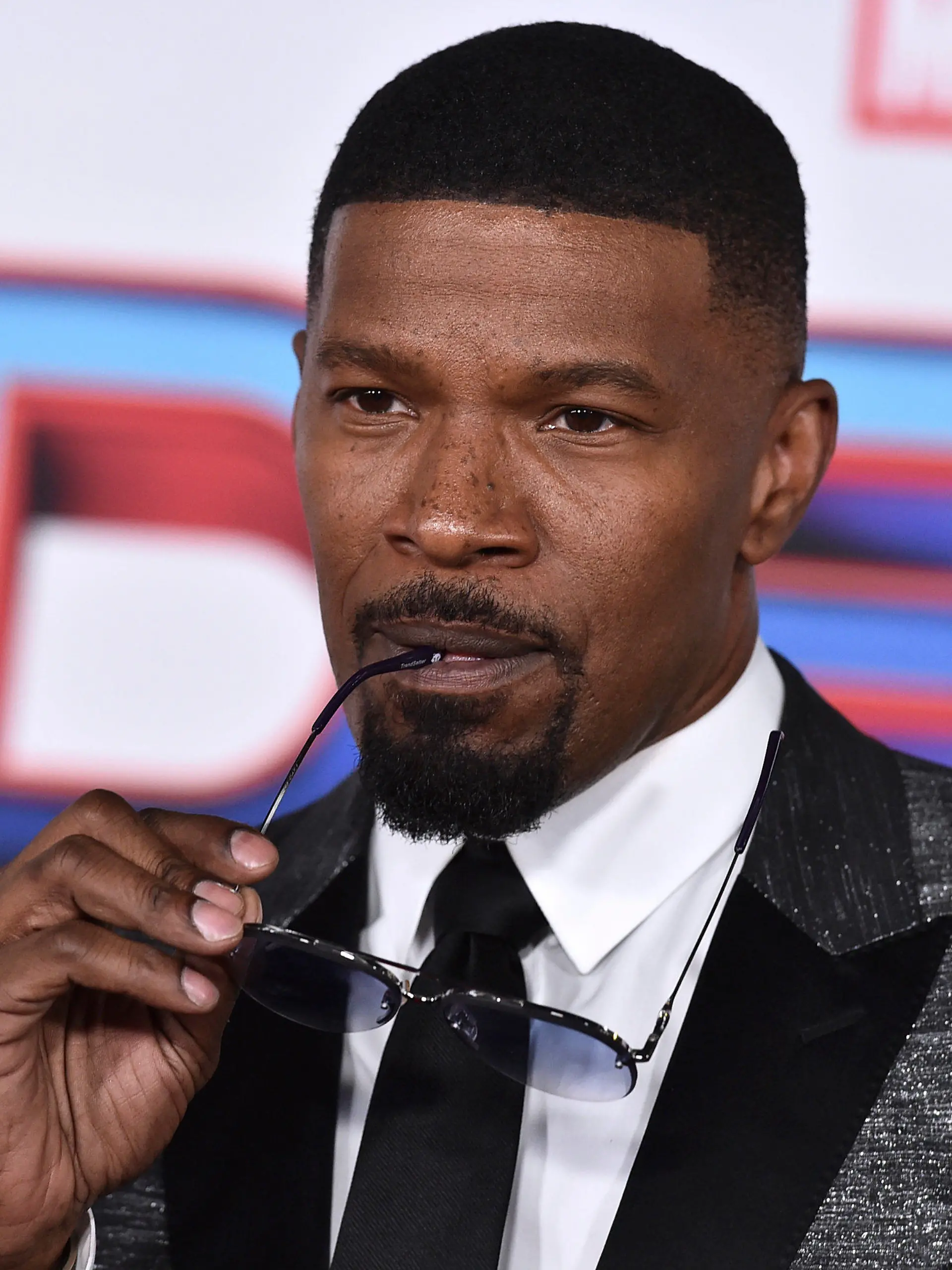 Jamie Foxx arrives at the premiere of "Spider-Man: No Way Home" at the Regency Village Theater on Monday, Dec. 13, 2021, in Los Angeles. (Photo by Jordan Strauss/Invision/AP)