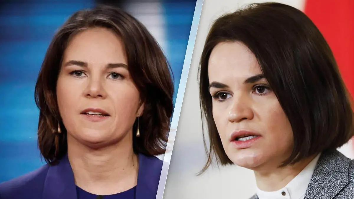 Annalena Baerbock und Swetlana Tichanowskaja