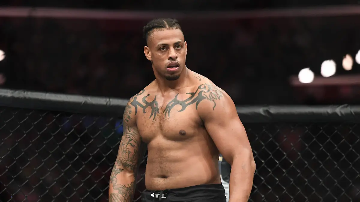 SUNRISE FL - APRIL 27: Greg Hardy Vs Dmitrii Smoliakov during their heavyweight bout at UFC Fight Night held at The BB&T Center on April 27, 2019 in Sunrise, Florida. PUBLICATIONxINxGERxSUIxAUTxONLY Copyright: xmpi04/MediaPunchx