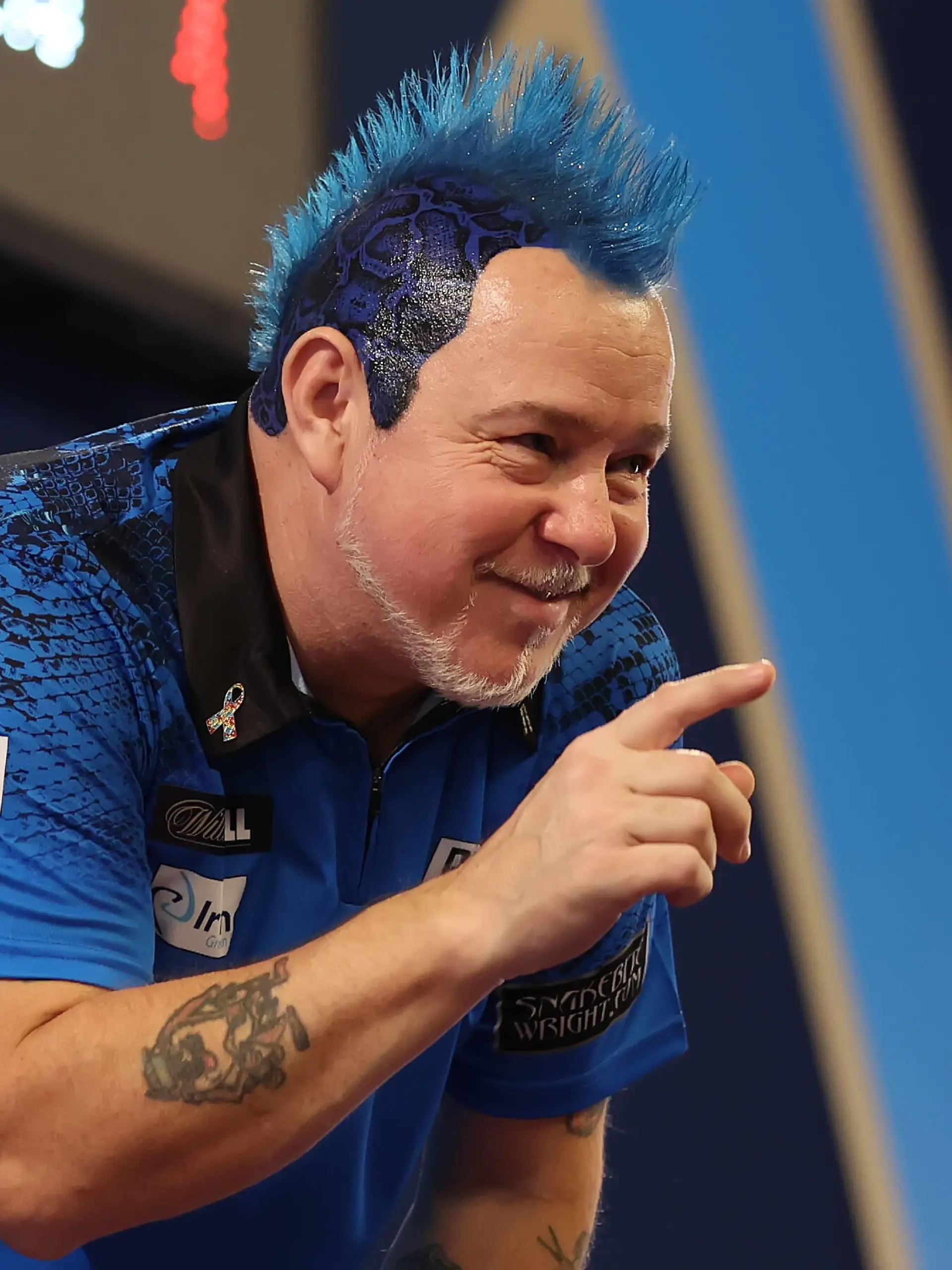  2nd January 2022 Alexandra Palace, London, England: The William Hill World Darts Tournament, semi finals Peter Wright celebrates the win against Gary Anderson PUBLICATIONxNOTxINxUK ActionPlus12352782 ShaunxBrooks