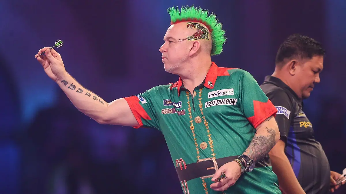 firo : 20.12.2019, Darts, Darts-WM 2020, Weltmeisterschaft in London, im Alexandra Palace, ALLY PALLY, PDC William Hill World Darts Championship 2020, Peter Wright