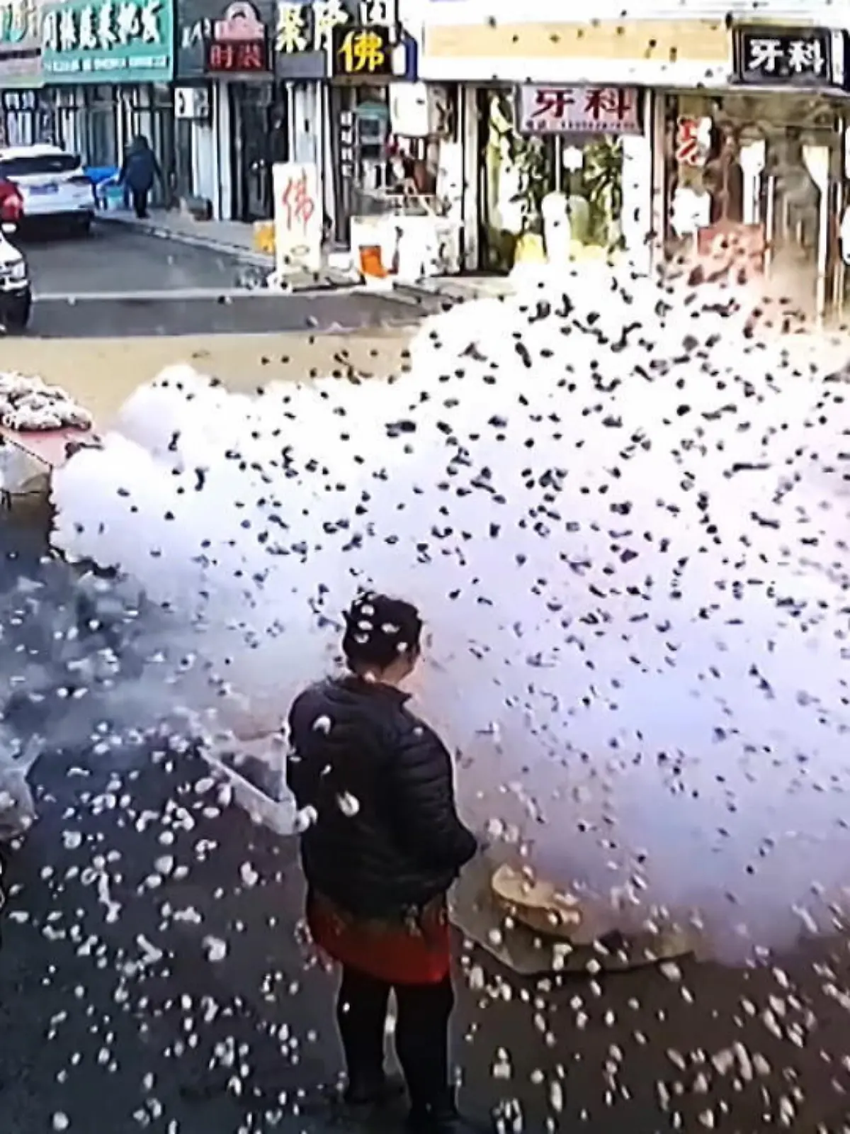 Mega-Plopp! Popcorn-Explosion in China