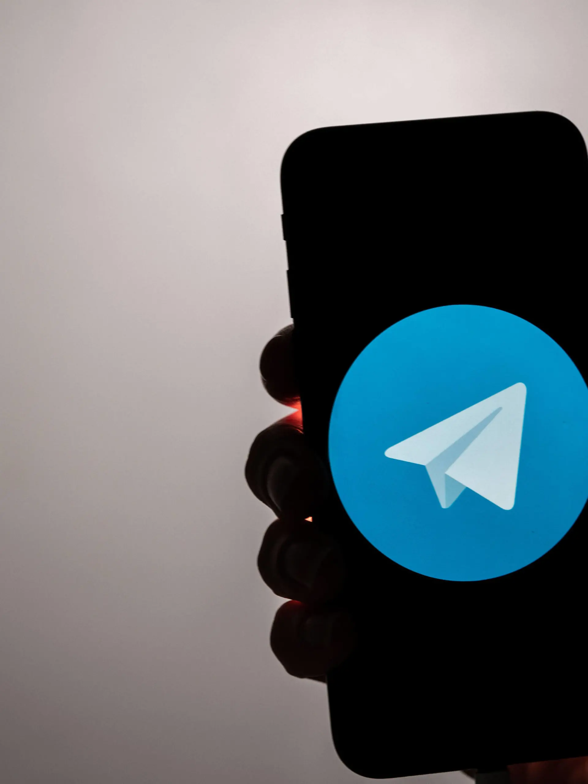 FRANCE - ILLUSTRATION - SCREENSHOTS 11 January 2021, Paris 75, FRANCE. Photography by Xose Bouzas / Hans Lucas. Illustration of a cell phone showing the logo of the TELEGRAM application. Paris ILE DE FRANCE - IDF FRANCE PUBLICATIONxINxGERxSUIxAUTxONLY Copyright: xXos xBouzasx HL_XBOUZAS_1330961