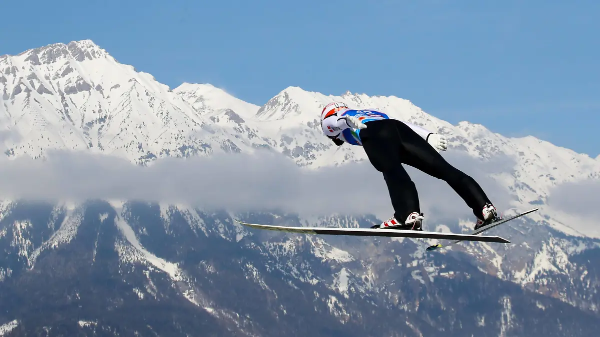 NORDIC SKIING - FIS Nordic World Ski Championships Seefeld 2019 INNSBRUCK,AUSTRIA,23.FEB.19 - NORDIC SKIING, Ski jumping Skispringen Ski nordisch - FIS Nordic World Ski Championships, large hill. Image shows Markus Eisenbichler (GER). PUBLICATIONxINxGERxHUNxONLY GEPAxpictures/xChristianxWalgram