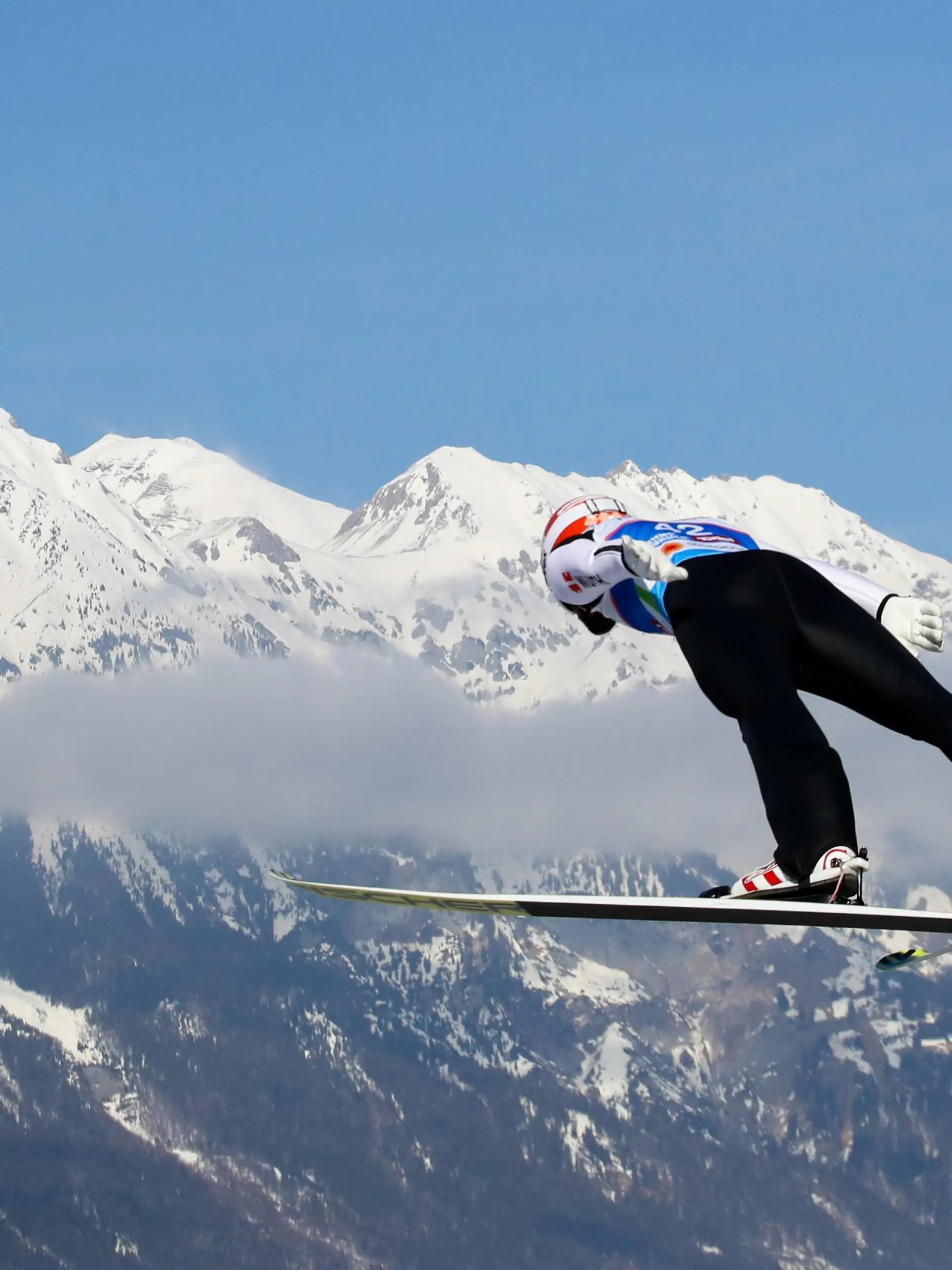 NORDIC SKIING - FIS Nordic World Ski Championships Seefeld 2019 INNSBRUCK,AUSTRIA,23.FEB.19 - NORDIC SKIING, Ski jumping Skispringen Ski nordisch - FIS Nordic World Ski Championships, large hill. Image shows Markus Eisenbichler (GER). PUBLICATIONxINxGERxHUNxONLY GEPAxpictures/xChristianxWalgram  