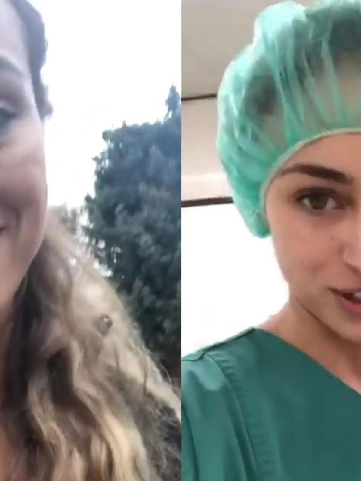 Screenshot von zwei Instagram-Videos