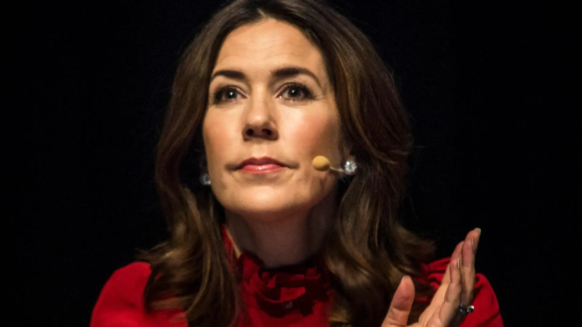 Denmark, Copenhagen - November, 10. 2017. Mary, Crown Princess of Denmark attended the presentation of the book "Childmothers" of UNFPA during the book fair BogForum 2017 at Bella Center in Copenhagen.