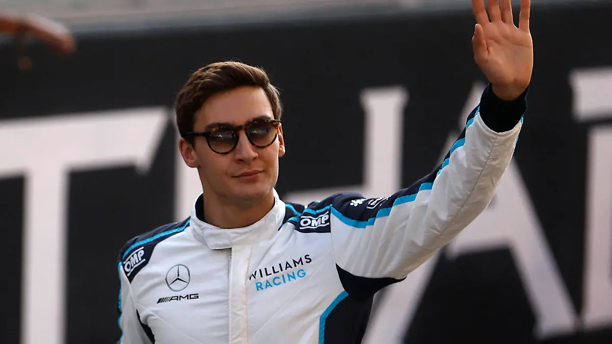 Formula One F1 - Abu Dhabi Grand Prix - Yas Marina Circuit, Abu Dhabi, United Arab Emirates - December 12, 2021 Williams' George Russell before the race REUTERS/Hamad I Mohammed