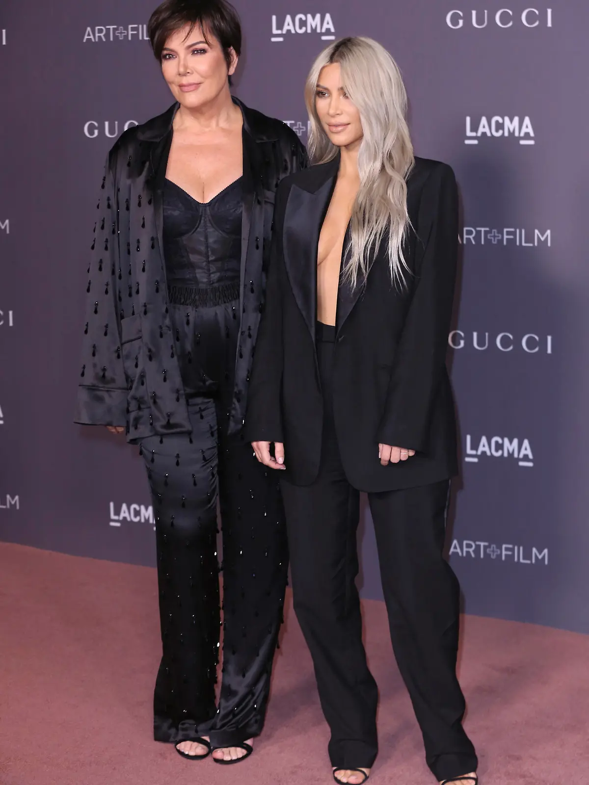 Kris Jenner, left, and Kim Kardashian West arrive at the LACMA Art + Film Gala at the Los Angeles County Museum of Art on Saturday, Nov. 4, 2017, in Los Angeles. (Photo by Willy Sanjuan/Invision/AP)