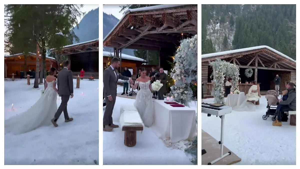 Jessica Paszka Und Johannes Haller haben "Ja" gesagt - ganz romantisch im Zillertal.