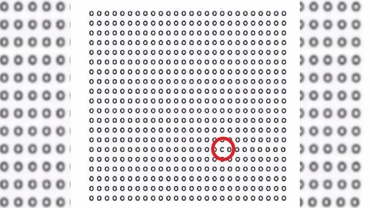 Suchbild Buchstabe C