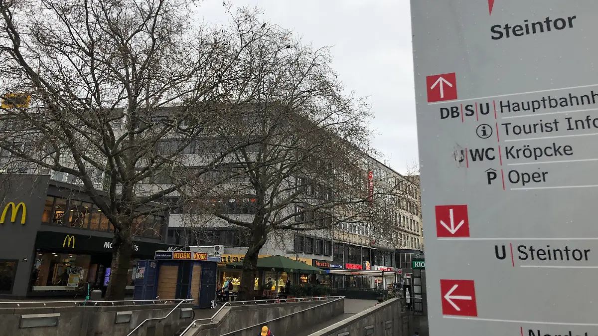 Messerattacke im Schnellrestaurant McDonald's in Hannover-Mitte.