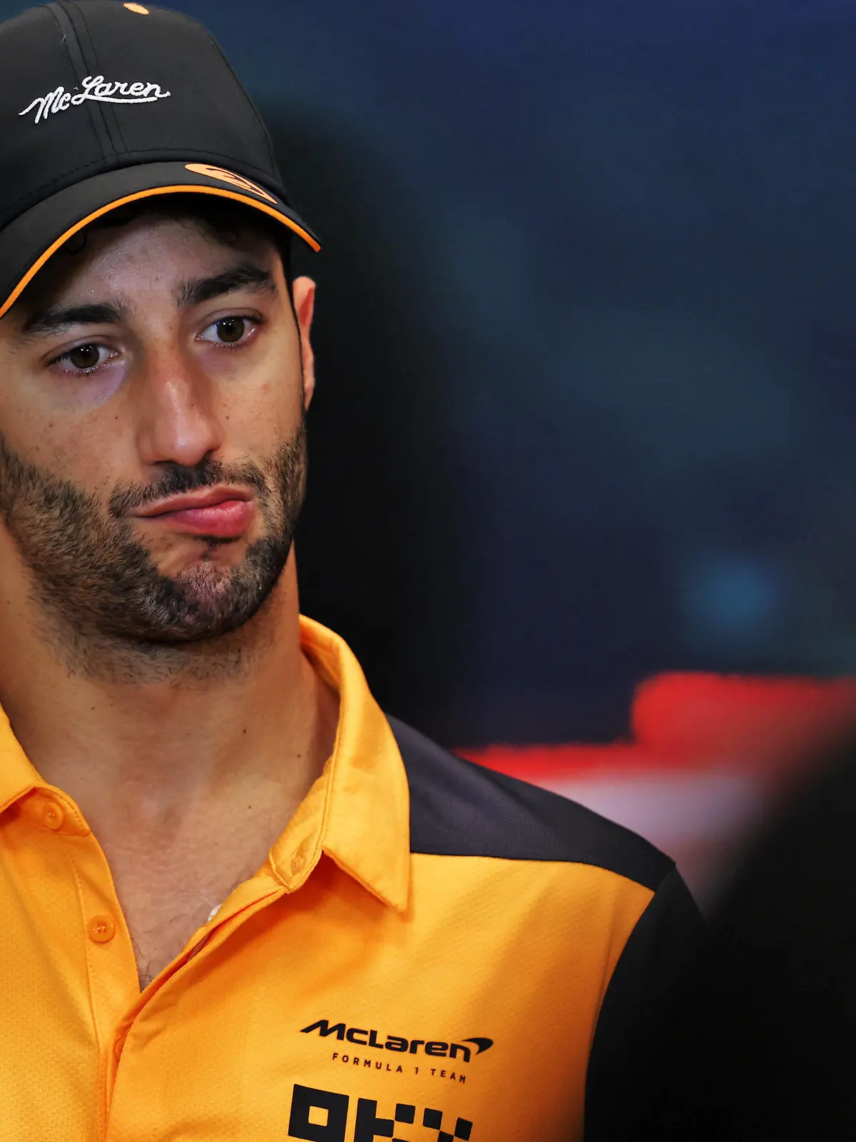 RICCIARDO Daniel aus, McLaren F1 Team MCL36, portrait, press conference, PK, Pressekonferenz during the Formula 1 Grand Prix de Monaco 2022, 7th round of the 2022 FIA Formula One World Championship, WM, Weltmeisterschaft on the Circuit de Monaco, from May 27 to 29, 2022 in Monte-Carlo, Monaco - F1 - MONACO GRAND PRIX 2022 DPPI/Panoramic PUBLICATIONxNOTxINxFRAxITAxBEL MOY20309 