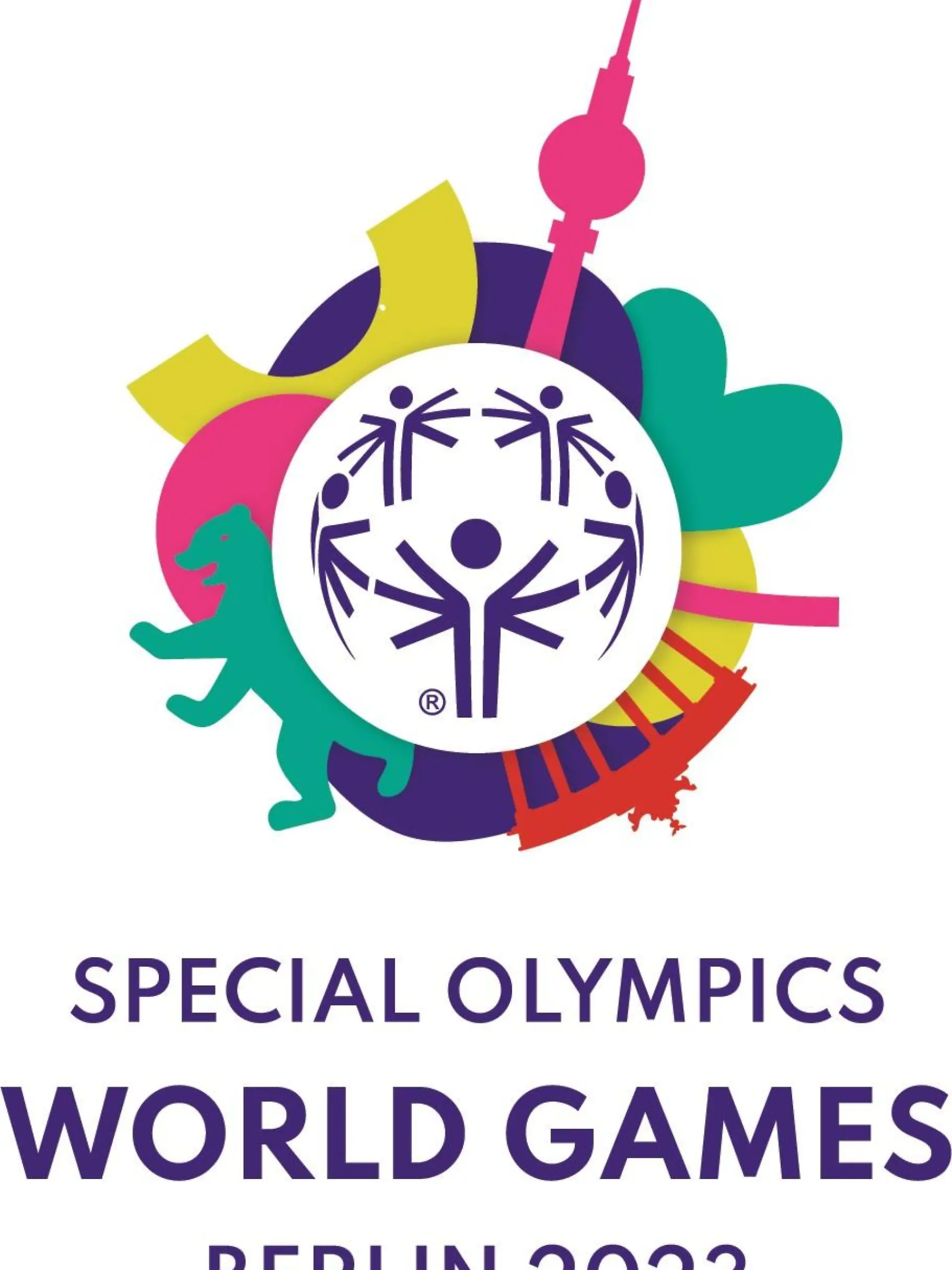 Das Logo der Logo der Special Olympics World Games 2023 in Berlin.