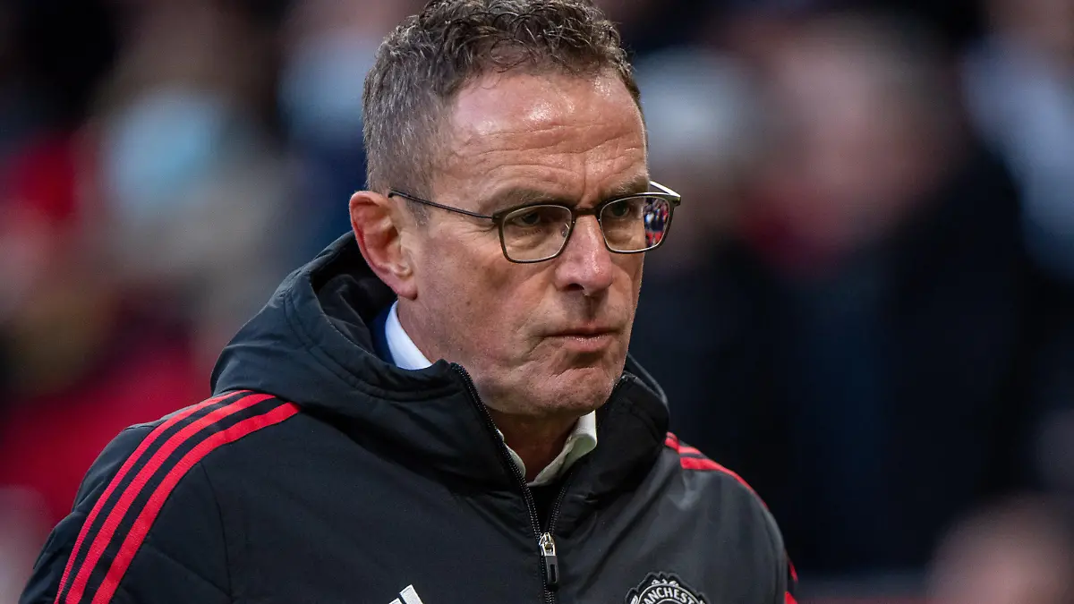 MANCHESTER, ENGLAND - DECEMBER 04: manager Ralf Rangnick of Manchester United during the Premier League match between Manchester United and Crystal Palace at Old Trafford on December 4, 2021 in Manchester, England. Photo MB Media