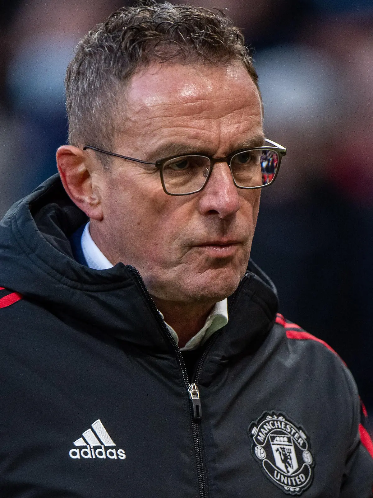 MANCHESTER, ENGLAND - DECEMBER 04: manager Ralf Rangnick of Manchester United during the Premier League match between Manchester United and Crystal Palace at Old Trafford on December 4, 2021 in Manchester, England. Photo MB Media