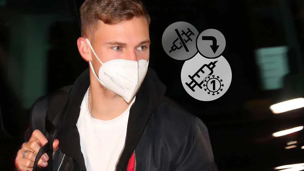 Fußball-Nationalspieler Joshua Kimmich will sich dem ZDF zufolge nach einer Corona-Infektion nun gegen das Virus impfen lassen.