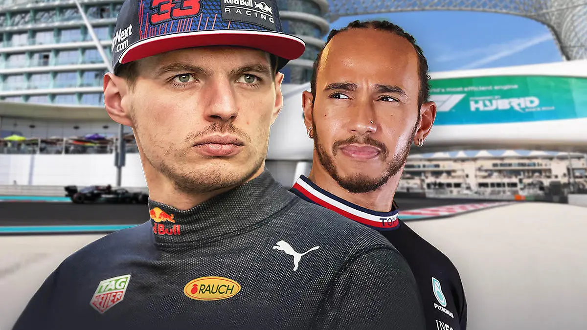 Max Verstappen und Lewis Hamilton