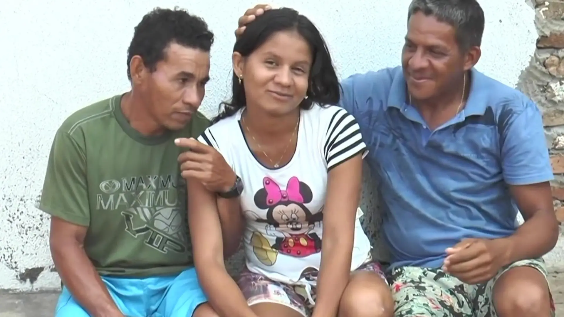 Story from Jam Press (Wife Moves Lover In)
Pictured: Left to Right: Reginaldo, Miranda and Andreas.
Cheating wife ‘tired’ of secret romps moves lover into home she shares with HUSBAND
A cheating wife who complained she was "tired" of hiding secret romps with her lover from her husband is now enjoying life as a throuple after coming clean.
Miranda, from, Piaui, Brazil, has now found herself in a polyamorous relationship with husband Andreas and boyfriend Reginaldo.
She started the extramarital affair two years ago but soon became "tired" of her double life and confessed.
After admitting to being in love with both men, Miranda proposed they all live together under one roof and begin life as a three-piece.
Both men accepted her conditions and Reginaldo moved in, with the throuple evenly sharing the housework.
Andrea said: "People may find this strange, but if you love two people and cannot choose one, what would be the solution.
"This way is better. Otherwise we would be living deceiving each other.
"Now we both live the same life."
ENDS